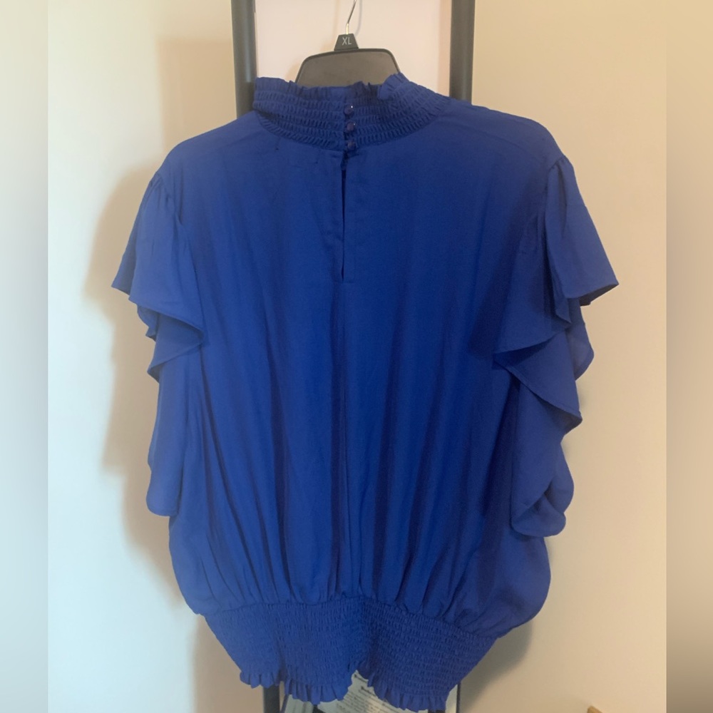 Blue Casual Blouse